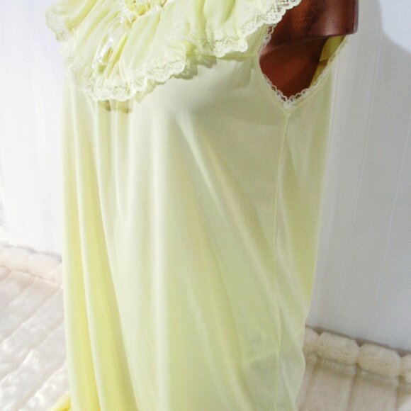 Vintage Double Nylon Babydoll Nightie M/L - Picture 4 of 10